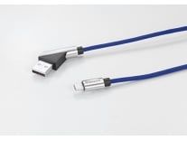 Riversong CT06 Zinc Alloy Finish USB to Type-C Cable (Blue) Rs.175