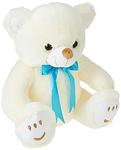 Amazon Brand – Jam & Honey Teddy Bear Soft Toy (33 Cm, White, Cream) Rs.289