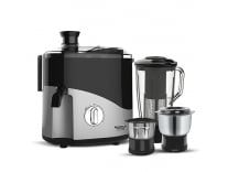 Maharaja Whiteline Odacio Plus 550-Watt Juicer Mixer Grinder with 3 Jars (Black/Silver) Rs. 2799