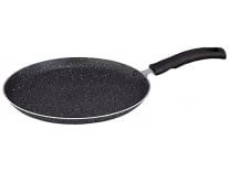 Amazon Brand – Solimo Non-Stick Dosa Tawa | Granite Finish | Induction Base | PFOA Free | High Temperature Resistant Exterior Coating | 25 cm | Grey Rs.349