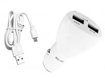 PA LED Car USB Charger Dual Car Mobile Charge 3.0A with Cable for Maruti Suzuki Celerio Rs. 105