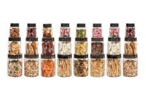 Cello Diamond Plastic Kitchen Storage Containers with Air Tight Lids | 8pcs x 300ml Each | 8pcs x 650ml Each | 8pcs x 1200ml Each | Set of 24-Pieces, Clear Rs. 649