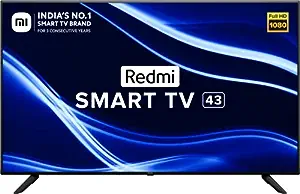 [Apply Coupon + SBI Cards] Redmi 108 cm (43 inches) Android 11 Series Full HD Smart LED TV L43M6-RA/L43M7-RA (Black) Rs.17999