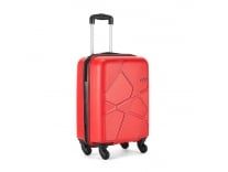Safari Pentagon Trolley Bag, Suitcase for Travel, 4 Wheel Red Luggage for Men and Women, Polypropylene Hard Side Cabin and Check in Bag Rs. 1599