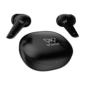 Wings Flobuds 100 Made in India Wireless Earbuds with Digital Battery Display, Smart ENC, 13mm Drivers, 50 Hrs Total Playtime, Gaming Mode 40 ms, Ergonomic Case, Touch Controls Rs. 899