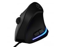 ZEBRONICS Cozy 6 Button Vertical USB Gaming Mouse with 3200 DPI max, 1.8m Braided Cable, LED Lights, high Resolution Sensor, Rubber Finish, Ergonomic Design and Plug Play Usage Rs. 699