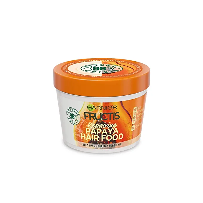 Garnier Fructis, Repairing Hair Mask For Damaged Hair, Repairing & Nourishing, Papaya Hair Food, 390 ml Rs. 398