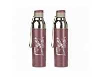 Cello Racer Plastic Sports Bottle Set, 900ml, Set of 2, Purple at Rs.290