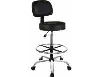 AmazonBasics Height Adjustable Office/Bar/Kitchen Stool with Back Cushion and Adjustable Foot Rest, Black Rs. 5399