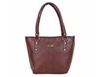 Auriel Women’s PU Leather Handbag (DC_HB_6_Brown, Brown) Rs. 349