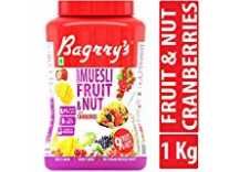 [Pantry] Bagrrys Crunchy Muesli Fruit and Nut with Cranberries, 1kg Rs. 363