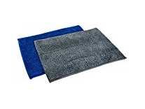 [MRP Error] Amazon Brand – Solimo Anti-Slip Microfibre Loop Bathmat – 60 x 40 cm, Blue and Grey, Pack of 2 Rs.100