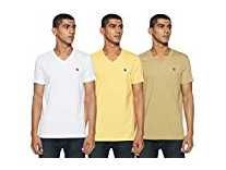 Amazon Brand – Symbol Men’s Plain Regular Fit T-Shirt (Pack of 3)(AW18PLMPO3V3_White, Sand Boa & Yellow_S) Rs. 239 Amazon Brand – Symbol Men’s Plain Regular Fit T-Shirt (Pack of 3)(AW18PLMPO3V3_White, Sand Boa & Yellow_S) Rs. 239