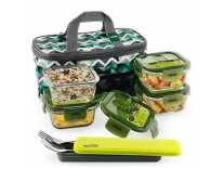 Home Puff Borosilicate Glass Lunch Box -Microwavable Rs. 1199