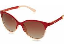 Fastrack UV Protected Browline/Clubmaster Women’s Sunglasses – (P335BR1F|50|Graduated Brown Color) Rs.424