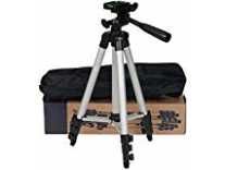 Dewberries Portable and Foldable Tripod with Mobile Clip Holder Bracket, Fully Flexible Mount with 3 Dimensional Head for Phones and Camera Rs. 210