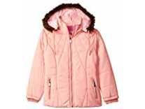 [Size 26] Qube By Fort Collins Girl’s Quilted Regular fit Jacket (17201AZ_Salmon_26) Rs. 446