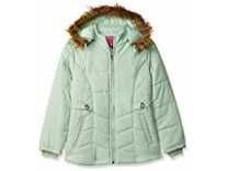 [Size 24] Qube By Fort Collins Girl’s Quilted Regular fit Jacket (17212AZ_Emerald_24) Rs. 470