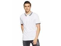 DFY Men’s Solid Regular Fit Polo (DMF18P100302-M_White) Rs. 199
