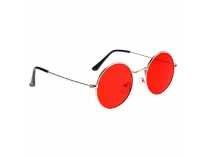 IFLASH Selfy Round Spectacle Eye Frame Reading Eyeglasses Sunglasses for Women Mens Boys Girls (wf-round-goggles-clear-selfy-SUN_017) rnd slv red Rs. 179