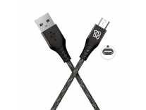 Flybot Bolt Rugged Polyester Braided Unbreakable Micro USB Fast Charging Cable (Length – 1.5 Meter, Color – Grey) Rs.99