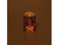 Forzza FO-LCL006-f Vesha Flameless LED Pillar Candle (Pack of 4, Multicolour) Rs.59