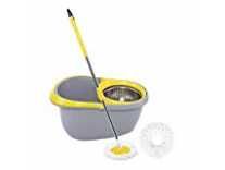 Frestol Steel Mop +2 Refill+Rod – Grey/Yellow Rs. 573