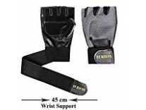 Aurion GLOVE-1313-grey- Anti-Slip Weight Lifting Gloves for Men & Women (Grey) Rs. 234