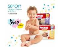 Huggies Diapers Min 30% off + Buy 2 items save 5%; Buy 3 or more save 10%