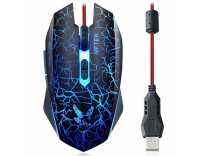 MFTEK Tag 3 2000 dpi LED Backlit Wired Gaming Mouse with Unbreakable ABS Body Rs.349