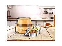 Milton Pioneer 2 Stainless Steel Tiffin Box, Set of 2, 300 ml, Brown Rs. 303
