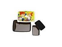 Signoraware Funtime Compact Plastic Lunch Box Set, Dark Cocoa Rs.115