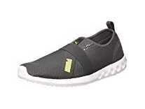 Puma Men’s Cario Slip-On Mu Idp Asphalt-Limepunch Running Shoes-8 UK (42 EU) (9 US) (37359902_8) Rs. 1110