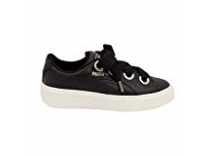 Puma Women’s Platform Kiss Lea Wn S Black White-Metallic Beige Leather Sneakers-6.5 UK/India (40 EU) (36646003) Rs. 1168