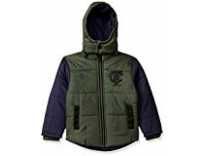 Qube By Fort Collins Boy’s Quilted Regular fit Jacket (14964AZ_Navy/Olive_26) Rs. 488