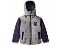 Qube By Fort Collins Boy’s Quilted Regular fit Jacket (14964AZ_Navy/Grey_30) Rs. 531
