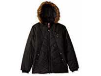 Qube By Fort Collins Girl’s Quilted Regular fit Jacket (1192AZ_Black_28) Rs. 422
