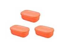 Signoraware ICY Cool Plastic Container Set, 140ml, Set of 3, Peach Rs.96