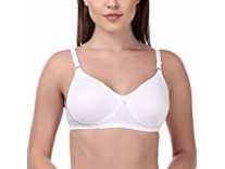 Softline Butterfly Women’s Non-Wired Wireless Bra (2004_White_32C) Rs. 95