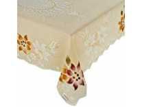 Amazon Brand – Solimo Cotton Blend Table Cover for Centre Table and 4 Seater Dining Table (Blossom, Cream) Rs. 189