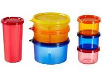 Amazon Brand – Solimo Food Saver Combo – Set of 7 Plastic Lunch Box & Left Over Multi Purpose Containers (535ml x 1, 290ml x 1, 190ml x 1, 350ml x 1, 150ml x 3) Rs. 209