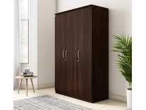 Amazon Brand – Solimo Polaris Engineered Wood 3-Door Wardrobe at Rs. 14999