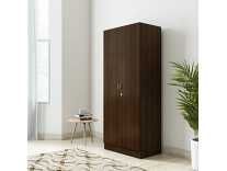 Solimo Pyxis Engineered Wood 2-Door Wardrobe (Walnut Finish) Rs. 8249