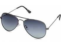 LOUIS SMIT Polarized Aviator Men’s Sunglasses – (LS101 C17 58|58|Grey Gradel Color Lens) Rs. 311