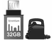 Strontium OTG USB 3.1 150MB/s 32 GB Pen Drive(Black) Rs. 641