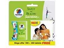 [Pantry] Wipro Sweet and Healthy Sugar Substitute Sucralose Tablets – 300 Tablets with Free 300 Tablets Rs.130
