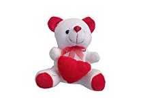 Collectible India Teddy Bear with Soft Heart Plush Pillow – Teddy Bear for Girlfriend Valentine Gift and Birthday Gifts Lovable Special Gift – Valentine Gift for Boyfriend Husband Wife Love Special Fiance Girls Boys Kids (White) Rs. 99