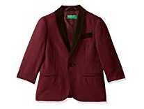 United Colors of Benetton Baby Boys’ Regular Fit Jacket (18A2JACKWTD3I_901_1Y_Maroon) Rs. 604