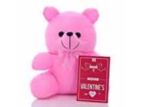 Collectible India Valentine Gifts For Girlfriend Combo – Lovable/Huggable Teddy Bear with Neck Bow for Girlfriend Gift/Boy/Girl – Greeting Card For Girlfriend Love – Best Valentine Day Lover Special Gifts For Boyfriend Girlfriend Husband Wife (Pink) Rs. 99