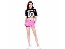 Cali Republic Women’s Organic Cotton Hand Crafted Sports Varsity High Waisted Mini Gym and Running Shorts (Hot Pink, 26) Rs. 199 Cali Republic Women’s Organic Cotton Hand Crafted Sports Varsity High Waisted Mini Gym and Running Shorts (Hot Pink, 26) Rs. 199